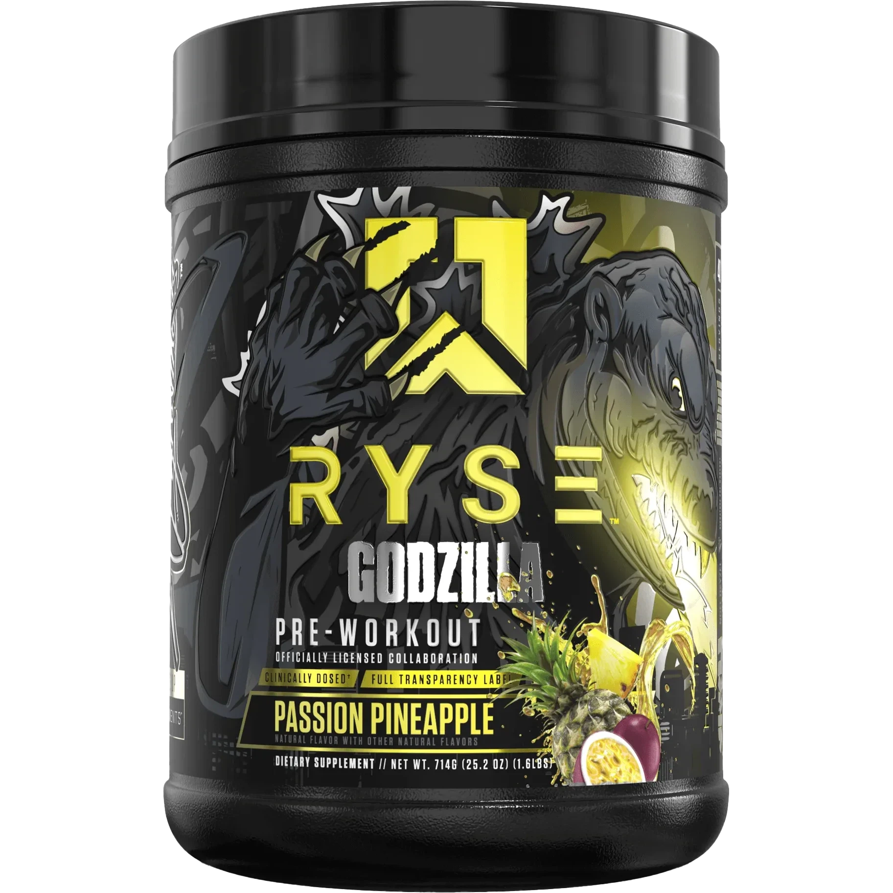 RYSE Godzilla Pre-Workout-40 servings-Passion Pineapple-N101 Nutrition