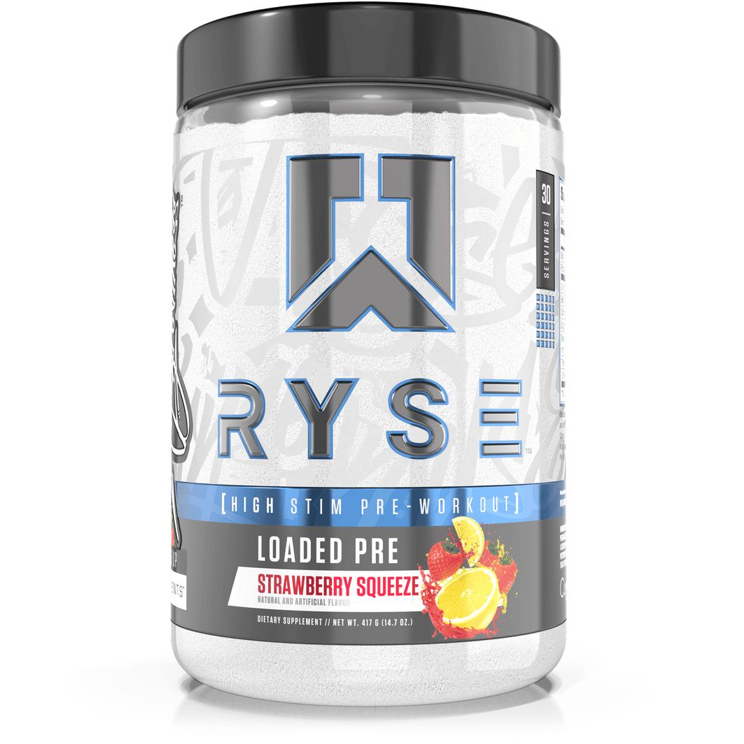 RYSE Loaded Pre-30 servings-Strawberry Squeeze-N101 Nutrition