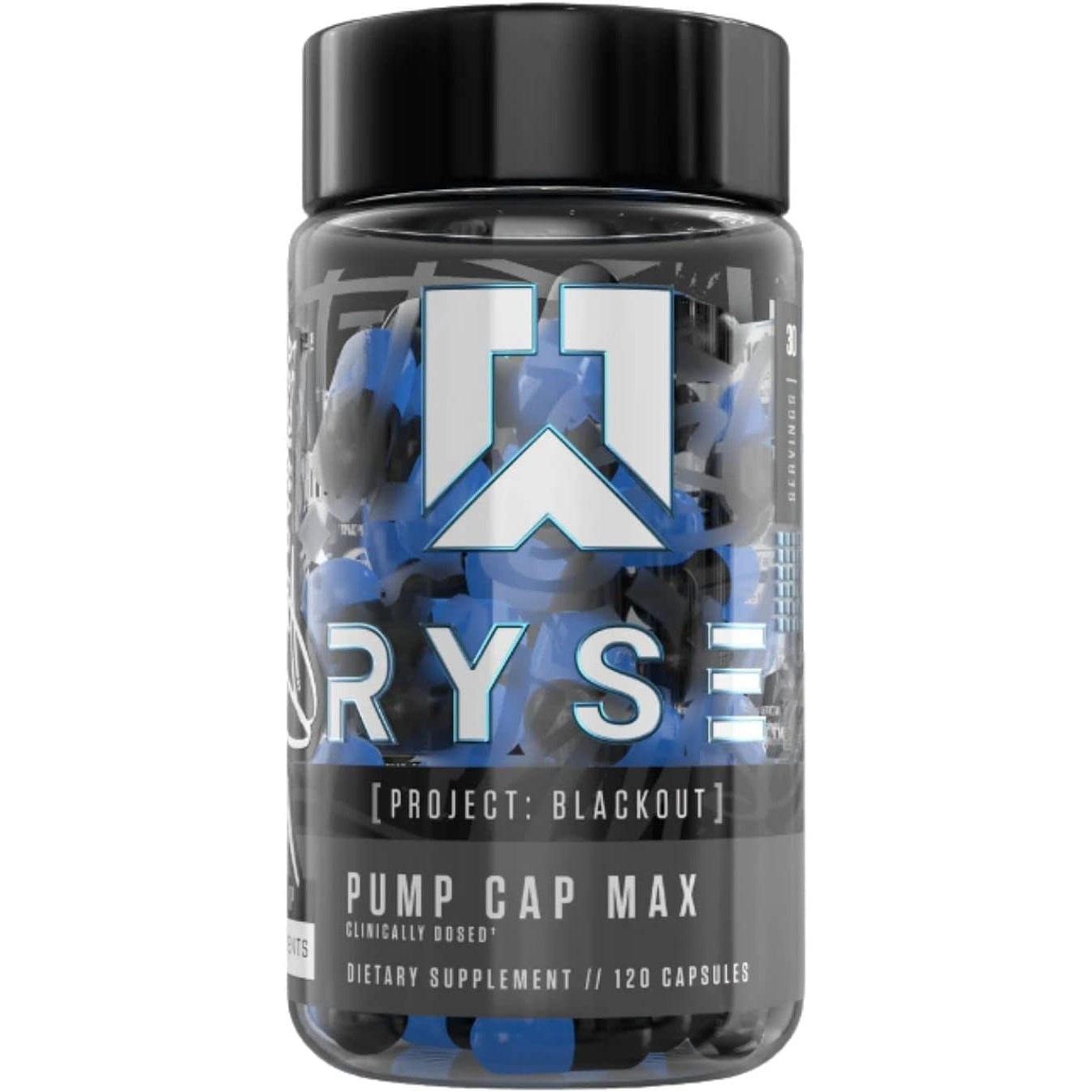 RYSE Project:Blackout Pump Cap Max-120 Capsules (30 servings)-N101 Nutrition