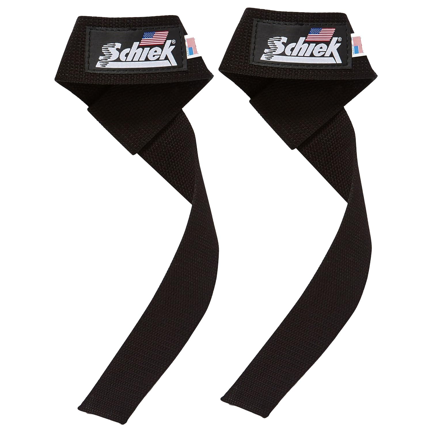 Schiek Sports Model 1000-BLS2 Basic Lifting Straps-2" wide X 20" long-N101 Nutrition