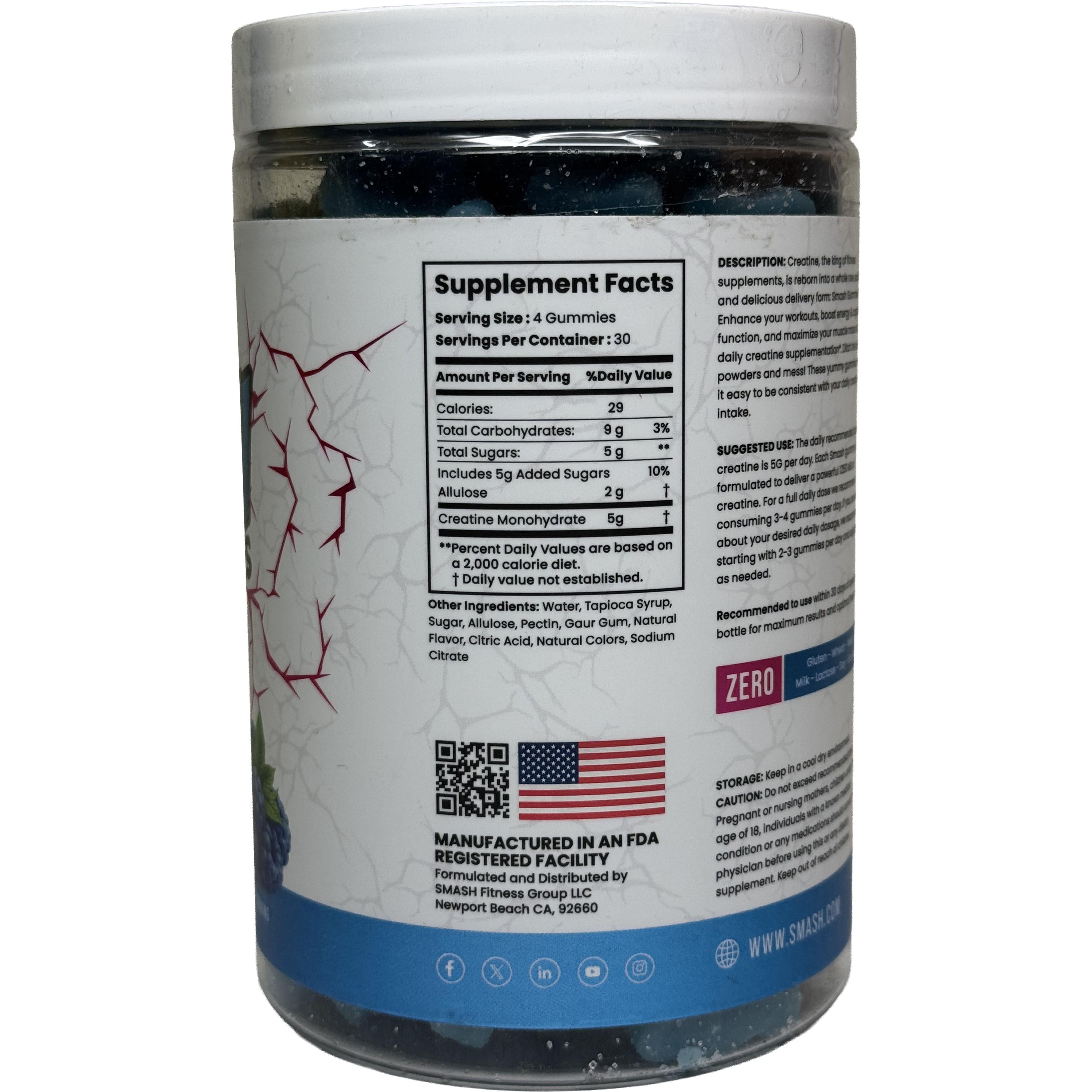 SMASH Creatine Gummies-N101 Nutrition