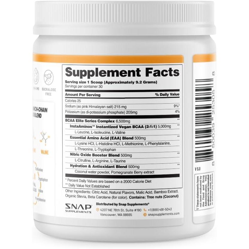SNAP BCAAs-N101 Nutrition