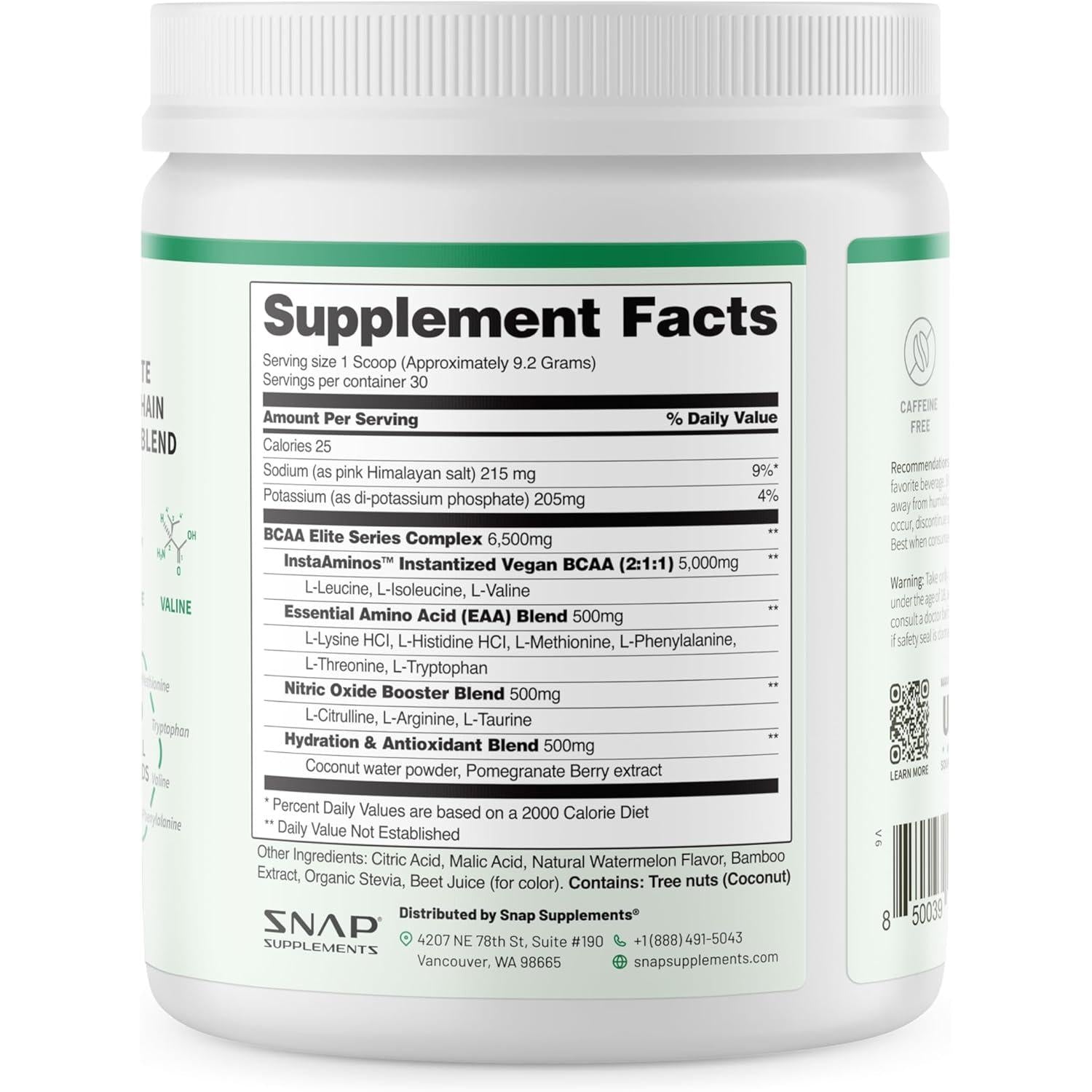 SNAP BCAAs-N101 Nutrition