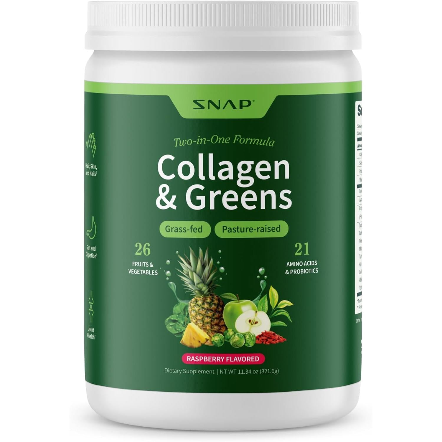 SNAP Collagen & Greens-30 servings-N101 Nutrition