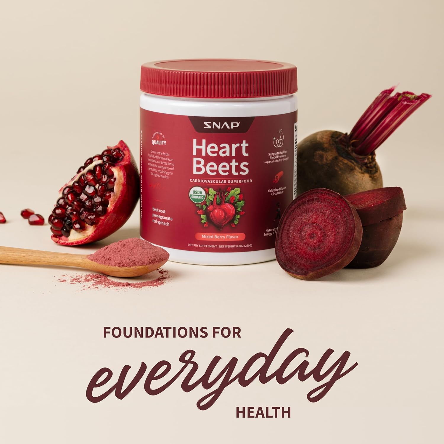 SNAP Heart Beets-30 servings-N101 Nutrition