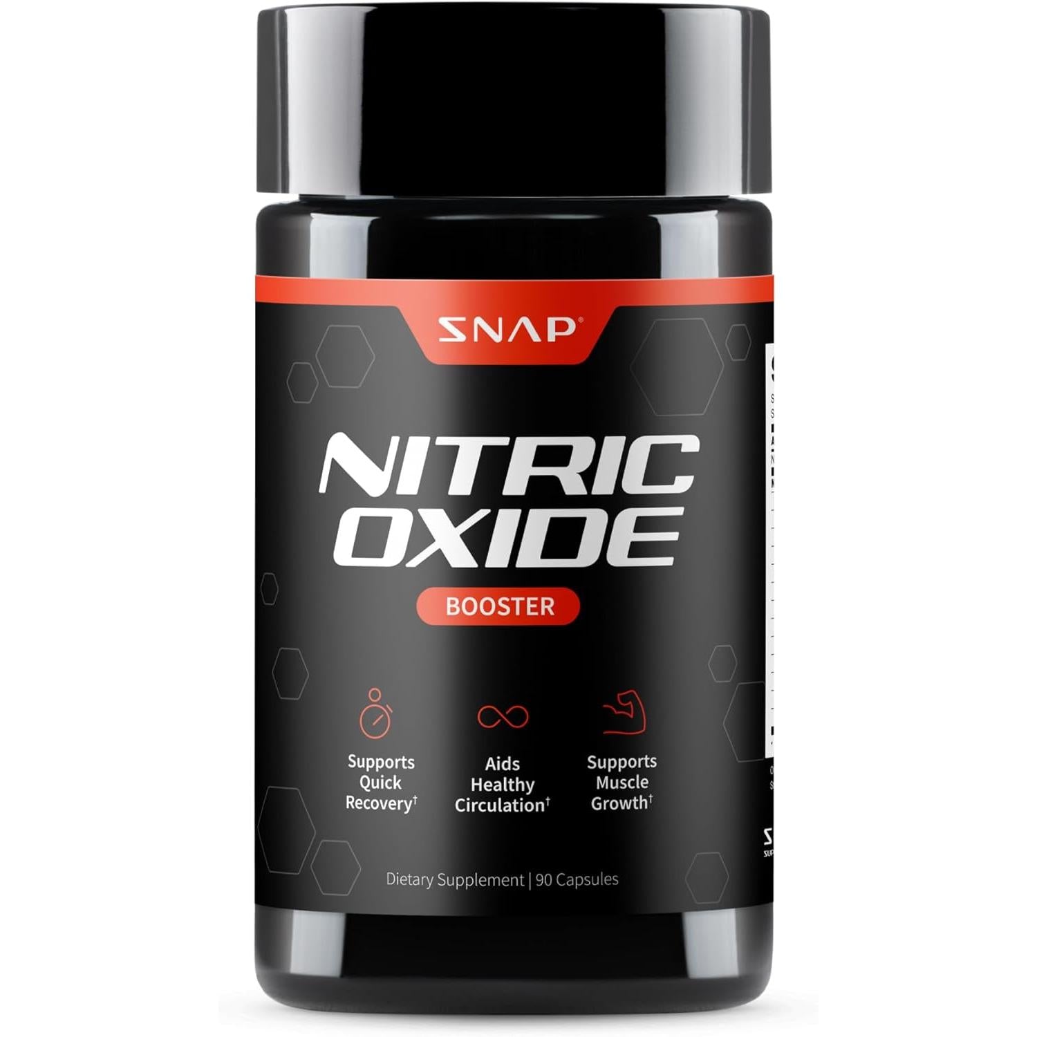 SNAP Nitric Oxide Booster-90 capsules-N101 Nutrition