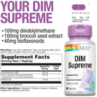 Solaray DIM Supreme-60 VegCaps-N101 Nutrition