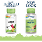 Solaray Ginger Root 1100 mg-N101 Nutrition