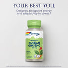 Solaray Korean Ginseng Root 550 mg-N101 Nutrition