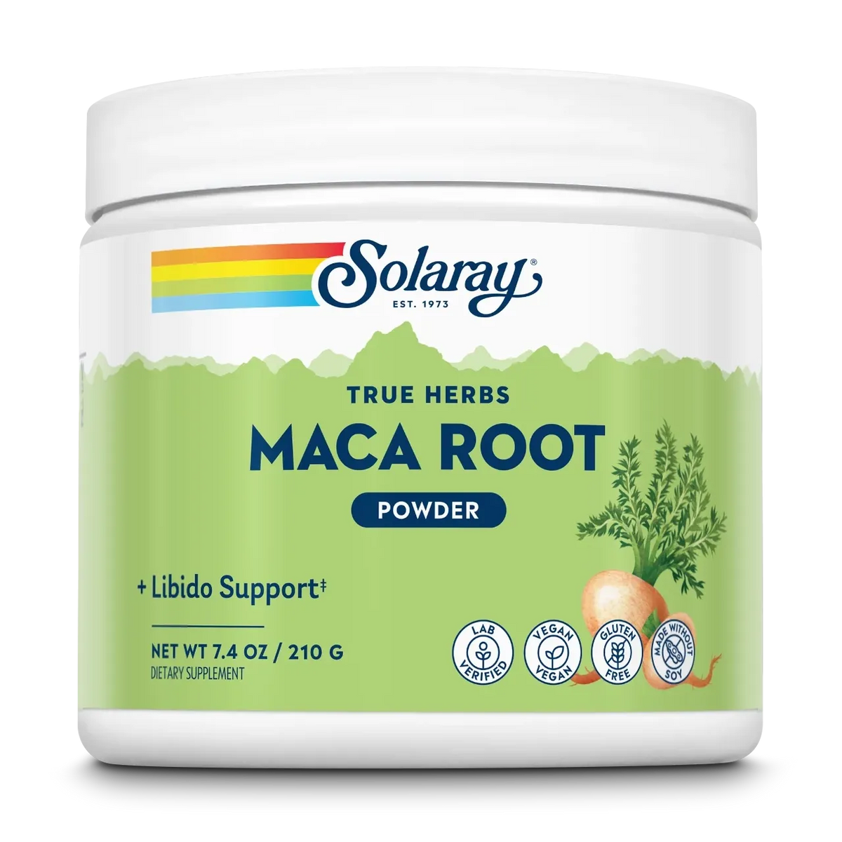 Solaray Maca Root Powder-7.4 oz (210 g)-N101 Nutrition