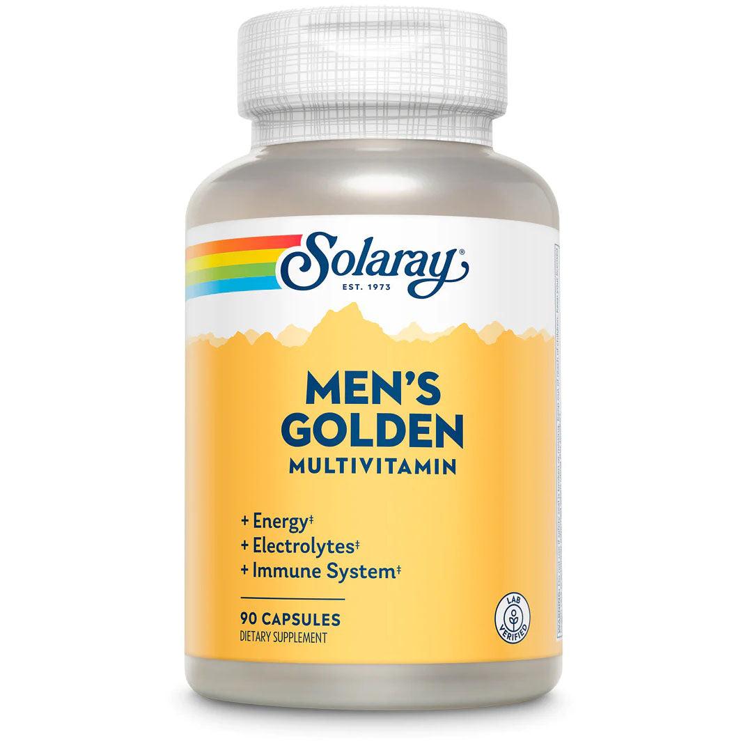 Solaray Men’s Golden Multivitamin-90 capsules-N101 Nutrition