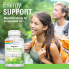 Solaray Once Daily High Energy Multivitamin-60 VegCaps-N101 Nutrition