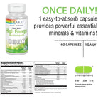 Solaray Once Daily High Energy Multivitamin-60 VegCaps-N101 Nutrition