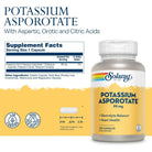 Solaray Potassium Asporotate 99 mg-100 capsules-N101 Nutrition