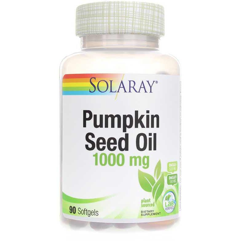 Solaray Pumpkin Seed Oil 1000 mg-90 softgels-N101 Nutrition