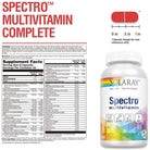 Solaray Spectro Multivitamin-250 capsules-N101 Nutrition