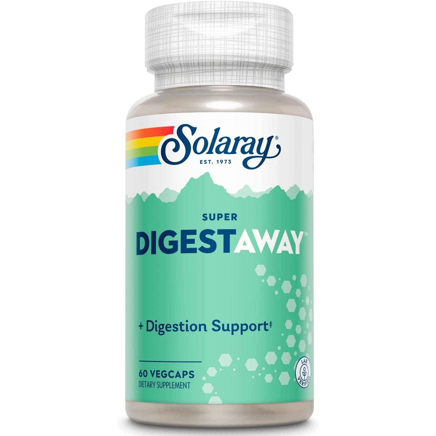 Solaray Super Digestaway-60 VegCaps-N101 Nutrition