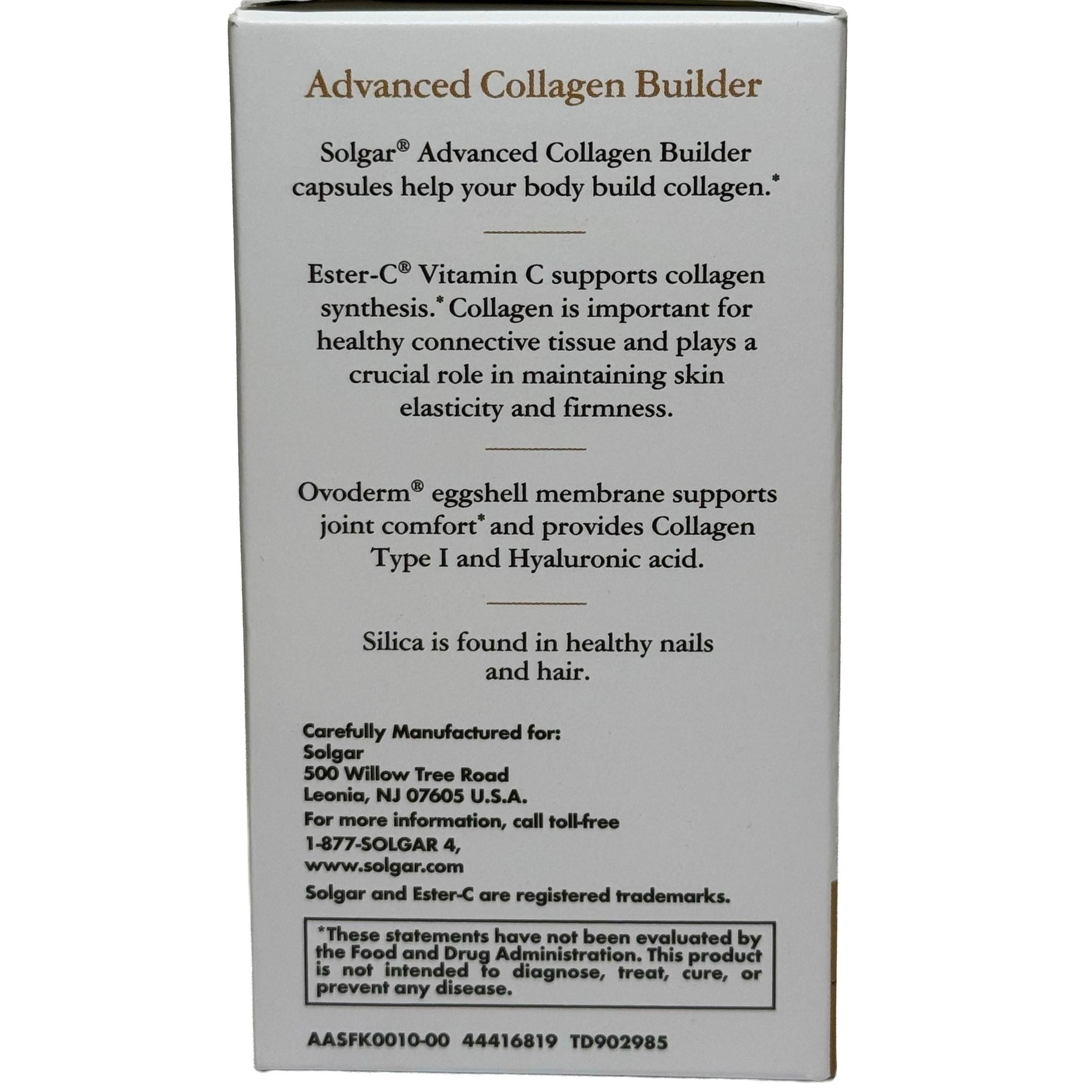 Solgar Advance Collagen Builder-N101 Nutrition