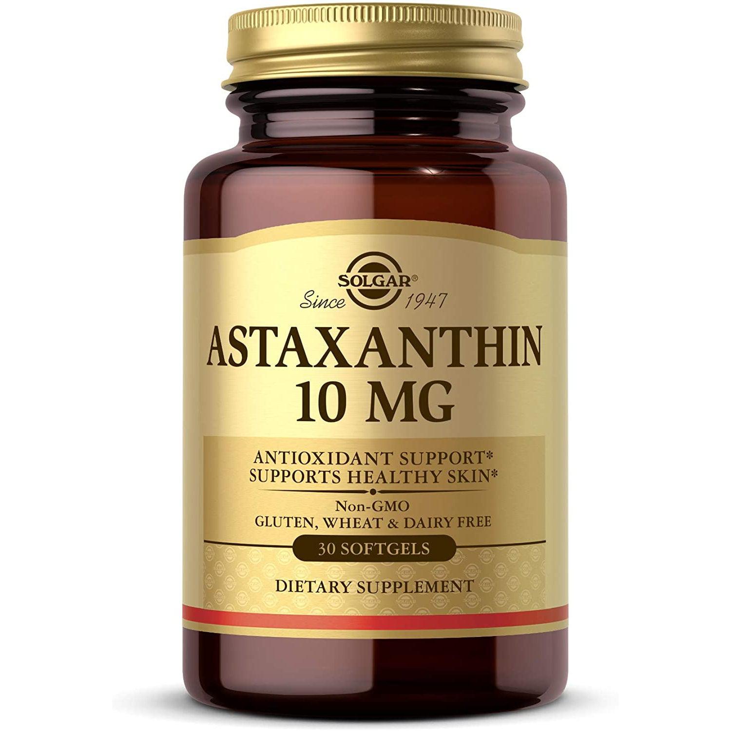 Solgar Astaxanthin 10 mg-30 softgels-N101 Nutrition