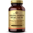 Solgar Choline/Inositol 500 mg/500 mg-100 vegetable capsules-N101 Nutrition