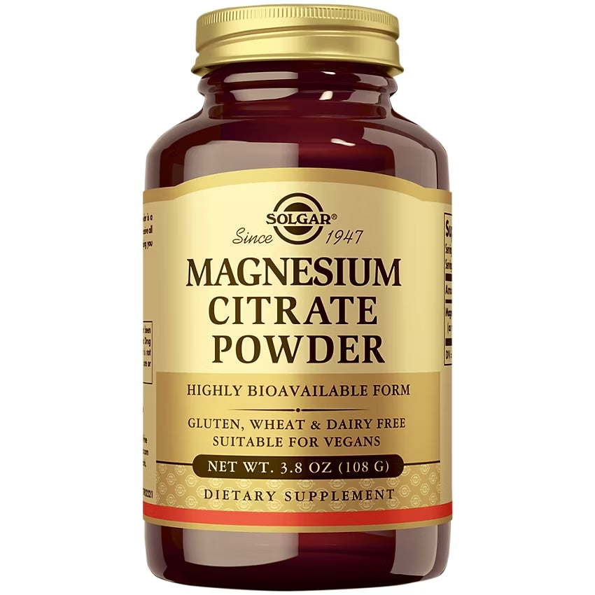 Solgar Magnesium Citrate Powder (EXP 11/2026 -- FINAL SALE / NO RETURN ...