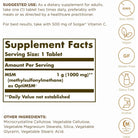 Solgar MSM 1000 mg-N101 Nutrition