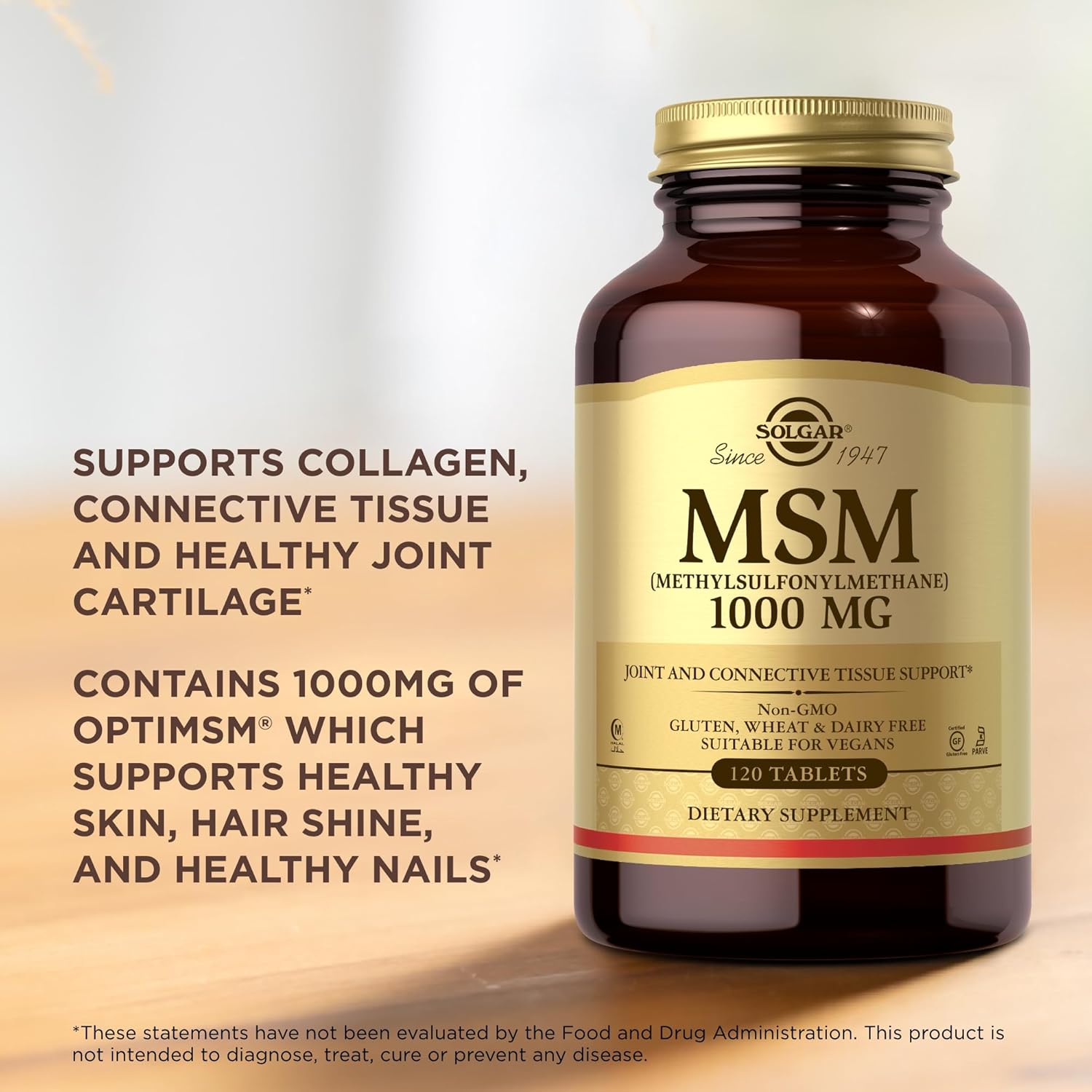 Solgar MSM 1000 mg-N101 Nutrition