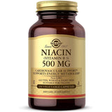 Solgar Niacin (Vitamin B3) 500 mg-100 vegetable capsules-N101 Nutrition