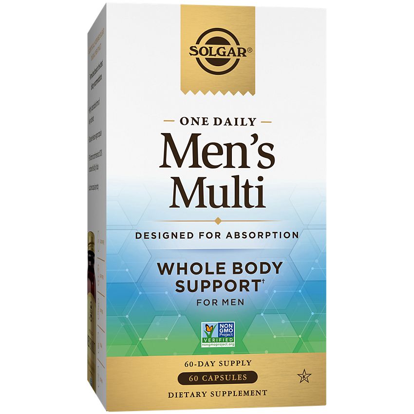 Solgar One Daily Men's Multi-60 capsules-N101 Nutrition