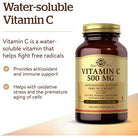 Solgar Vitamin C 500 mg-100 vegetable capsules-N101 Nutrition