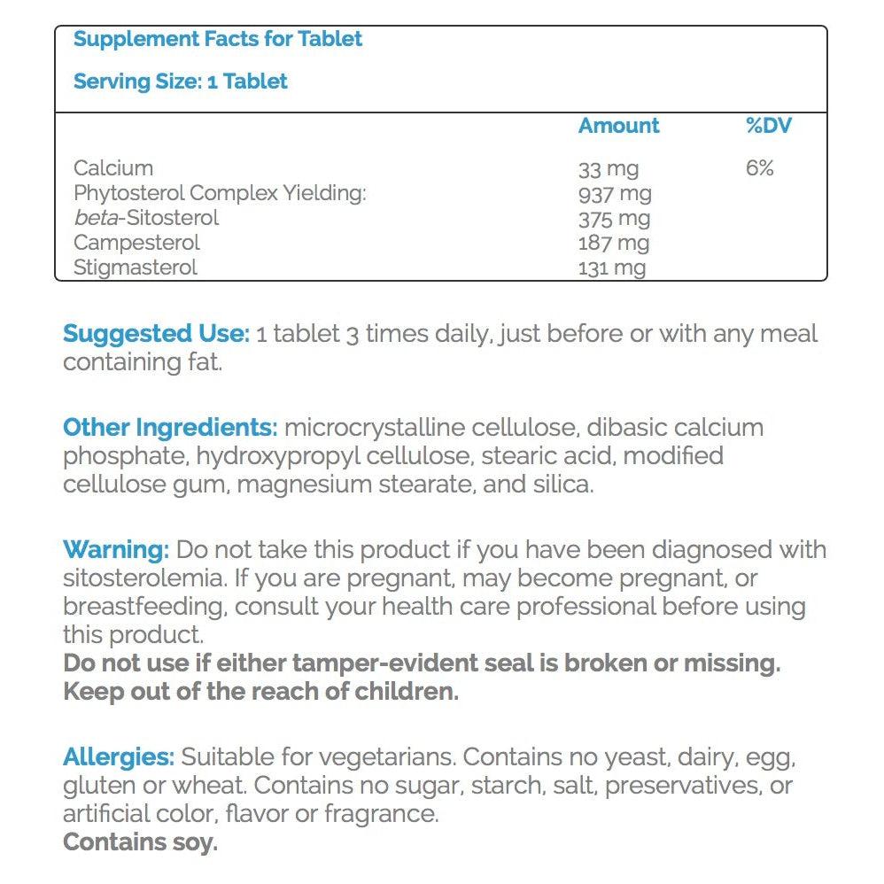 Source Naturals Mega Strength Beta Sitosterol 375 mg-120 tablets-N101 Nutrition