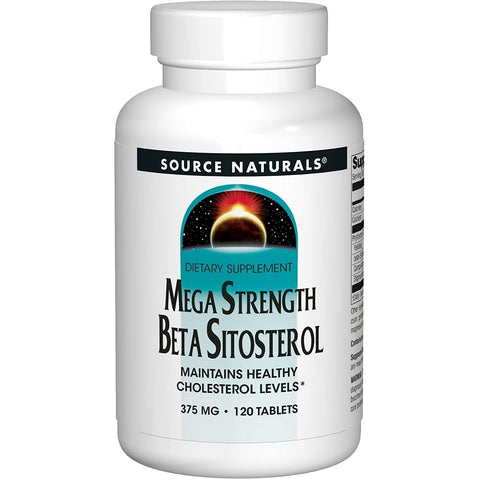 Source Naturals Mega Strength Beta Sitosterol 375 mg-N101 Nutrition