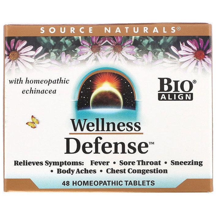 Source Naturals Wellness Defense-48 homeopathic tablets-N101 Nutrition