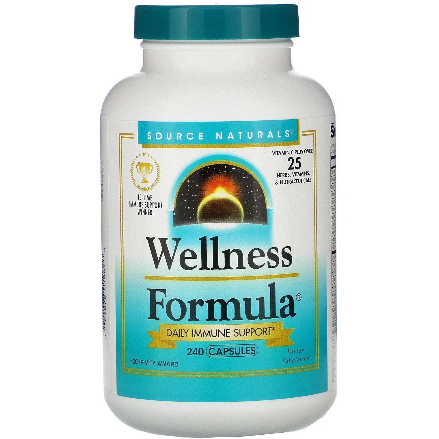 Source Naturals Wellness Formula-240 capsules-N101 Nutrition