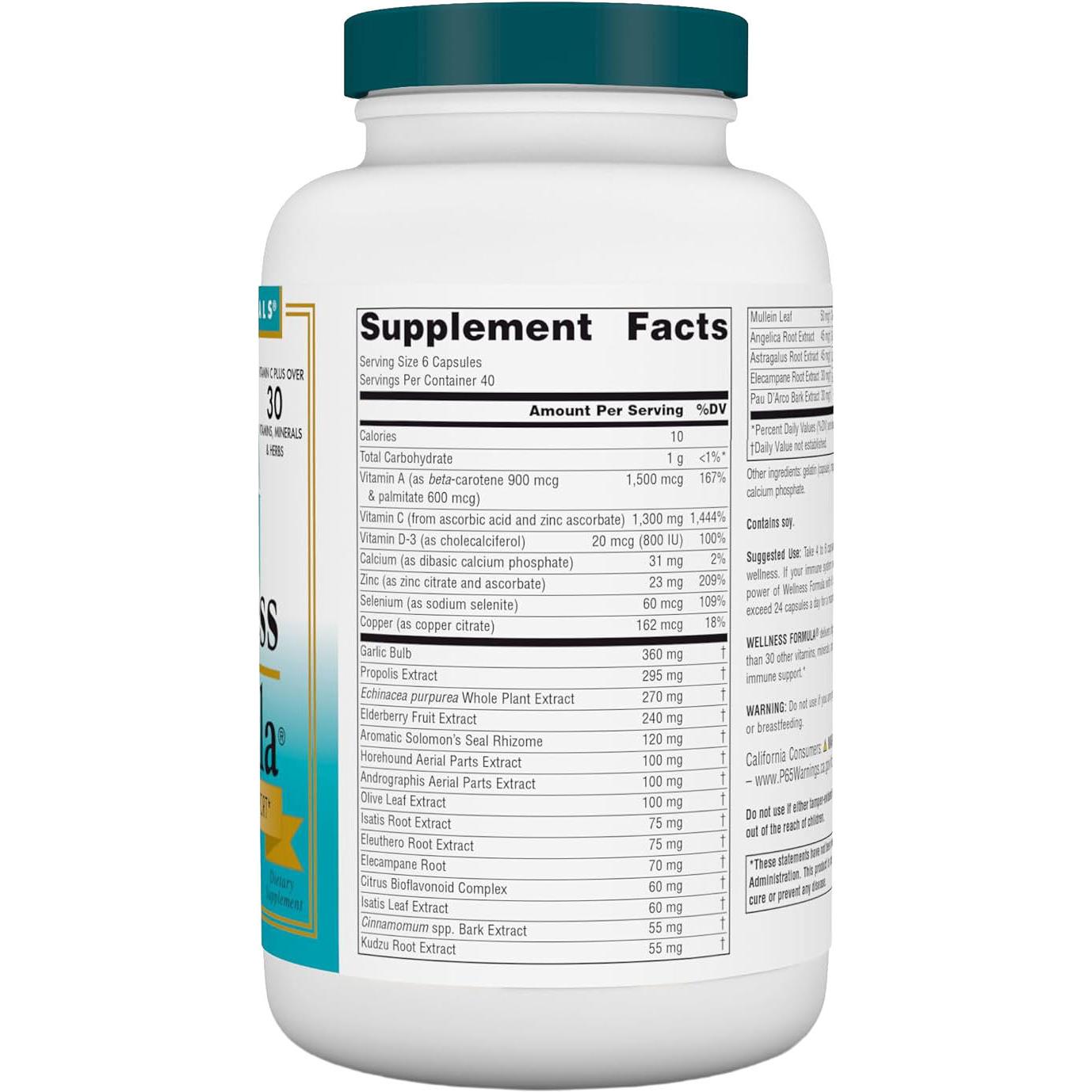 Source Naturals Wellness Formula (capsules)-N101 Nutrition