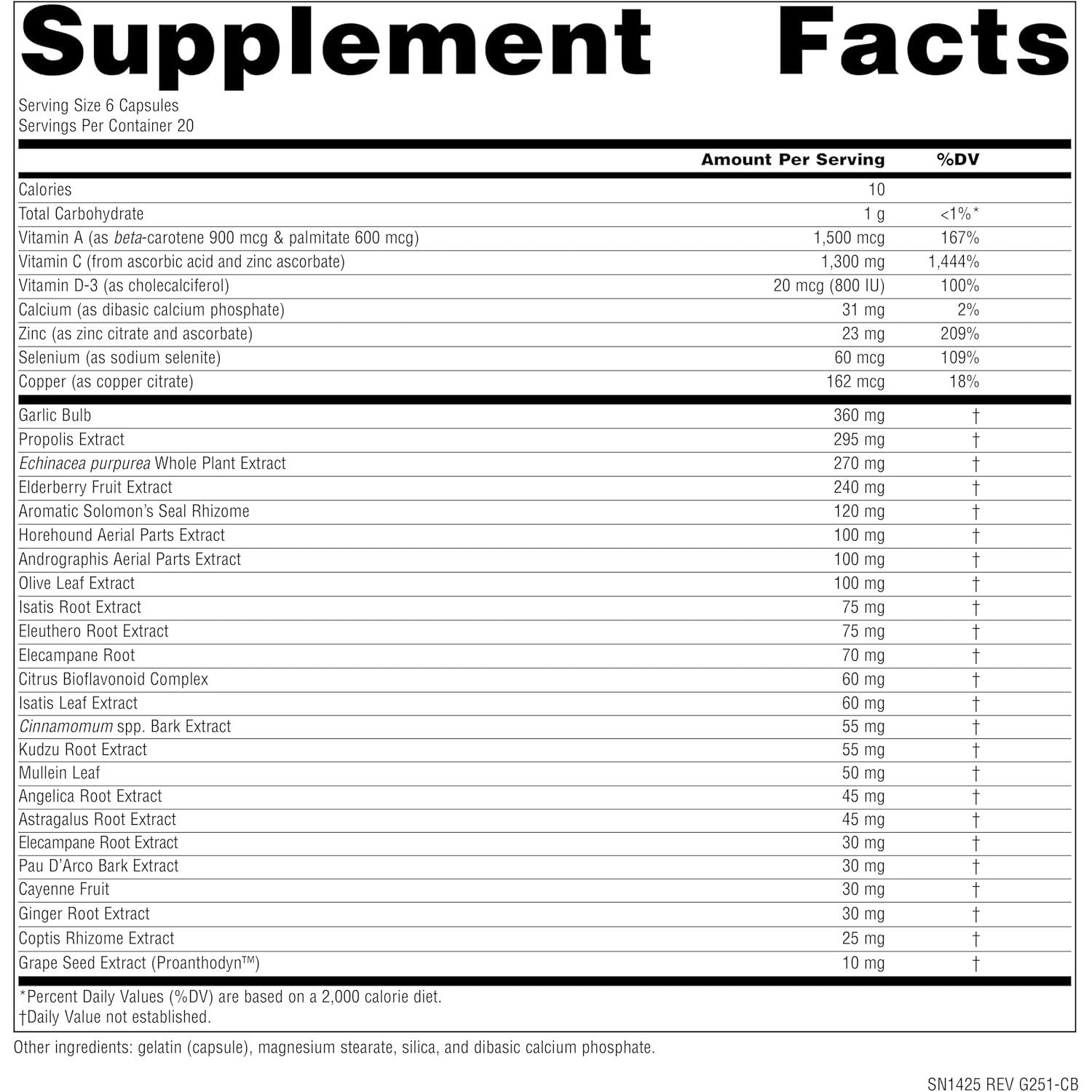 Source Naturals Wellness Formula (capsules)-N101 Nutrition