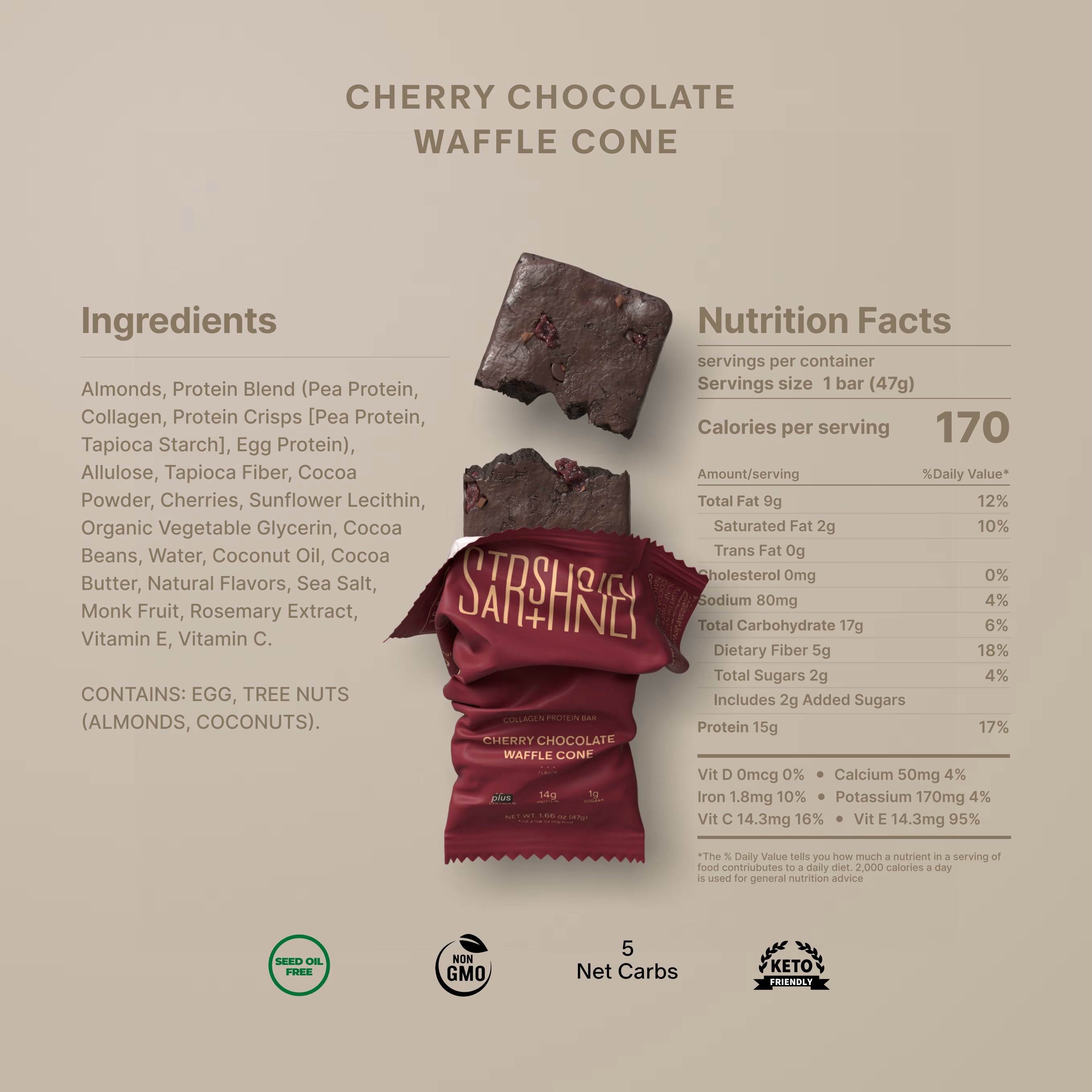Stars + Honey Collagen Protein Bar-N101 Nutrition