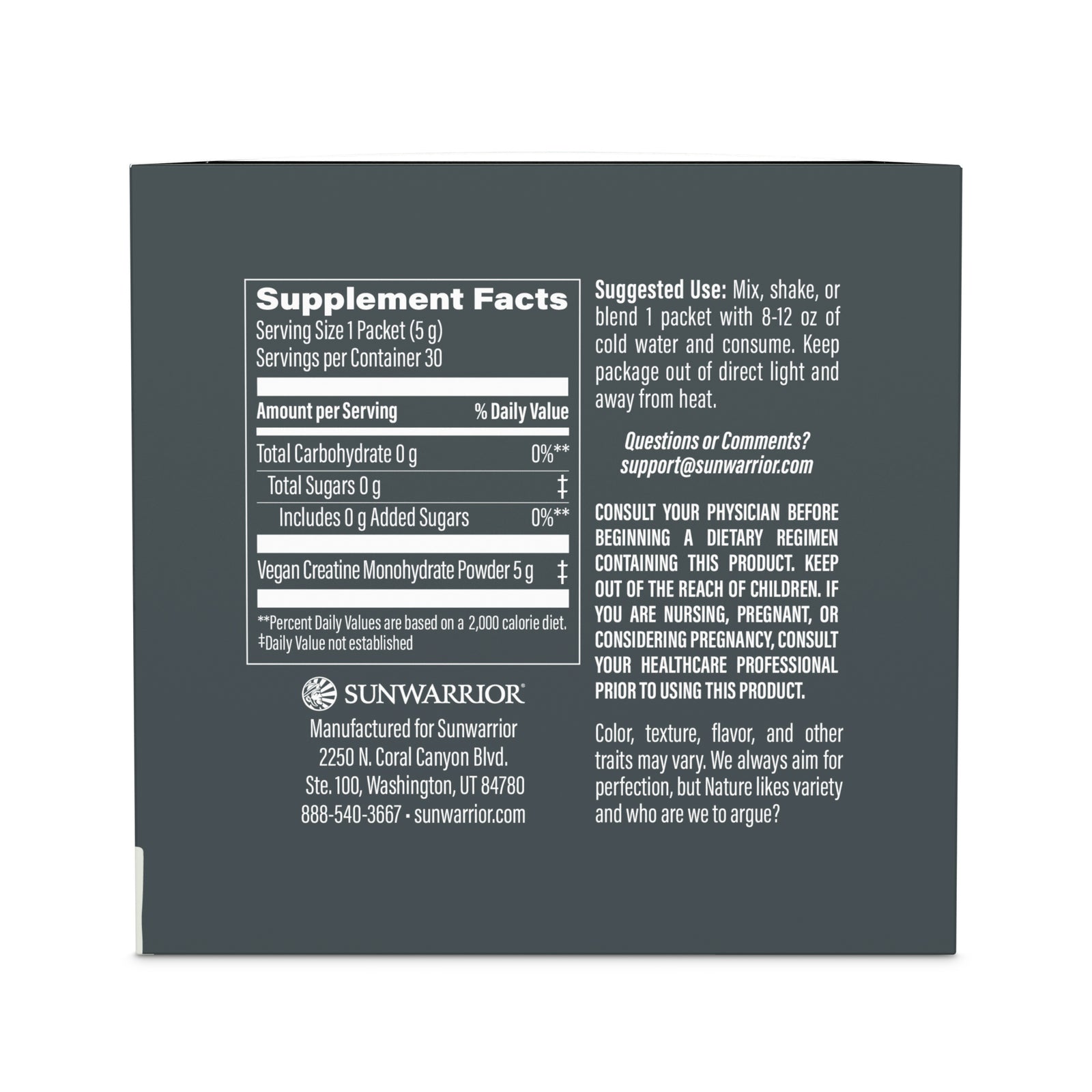 Sunwarrior Active Creatine Sticks-N101 Nutrition