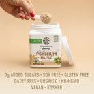 Sunwarrior Organic Psyllium Husk Powder-N101 Nutrition