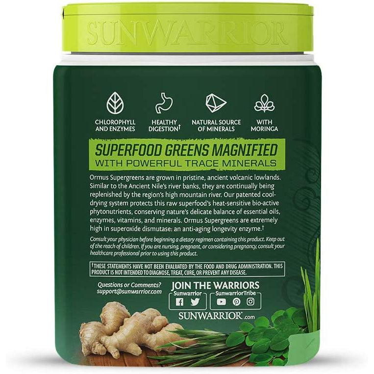 Sunwarrior Ormus Super Greens-45 servings (225 g)-Natural-N101 Nutrition