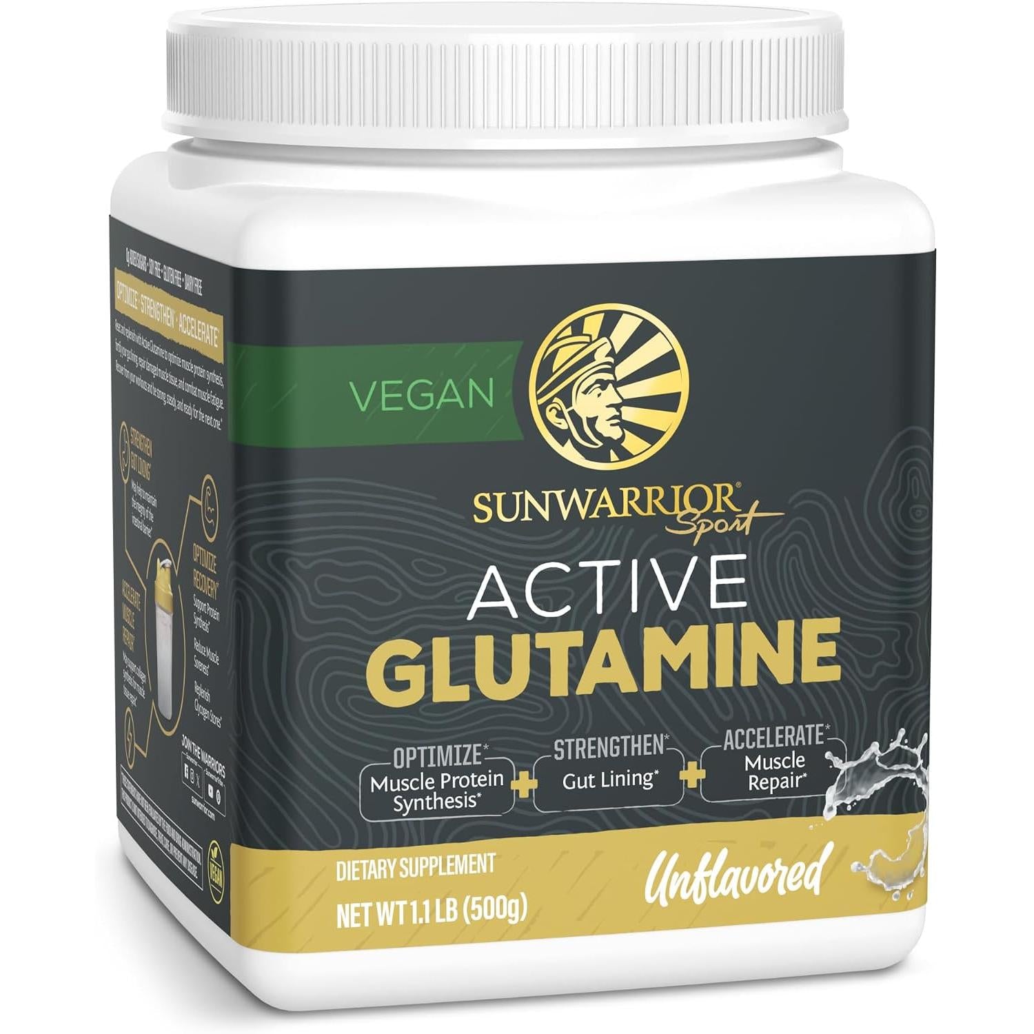Sunwarrior Sport Active Glutamine-500 g-N101 Nutrition