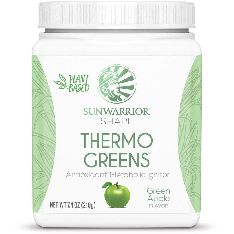Sunwarrior Thermo Greens (BEST BEFORE 13 NOV 2025 - FINAL SALE / NO RETURNS)-7.4 oz (210 g)-Green Apple-N101 Nutrition