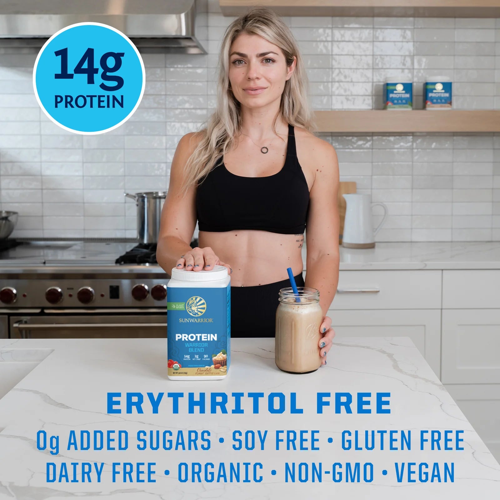 Sunwarrior Warrior Blend Organic Protein-N101 Nutrition