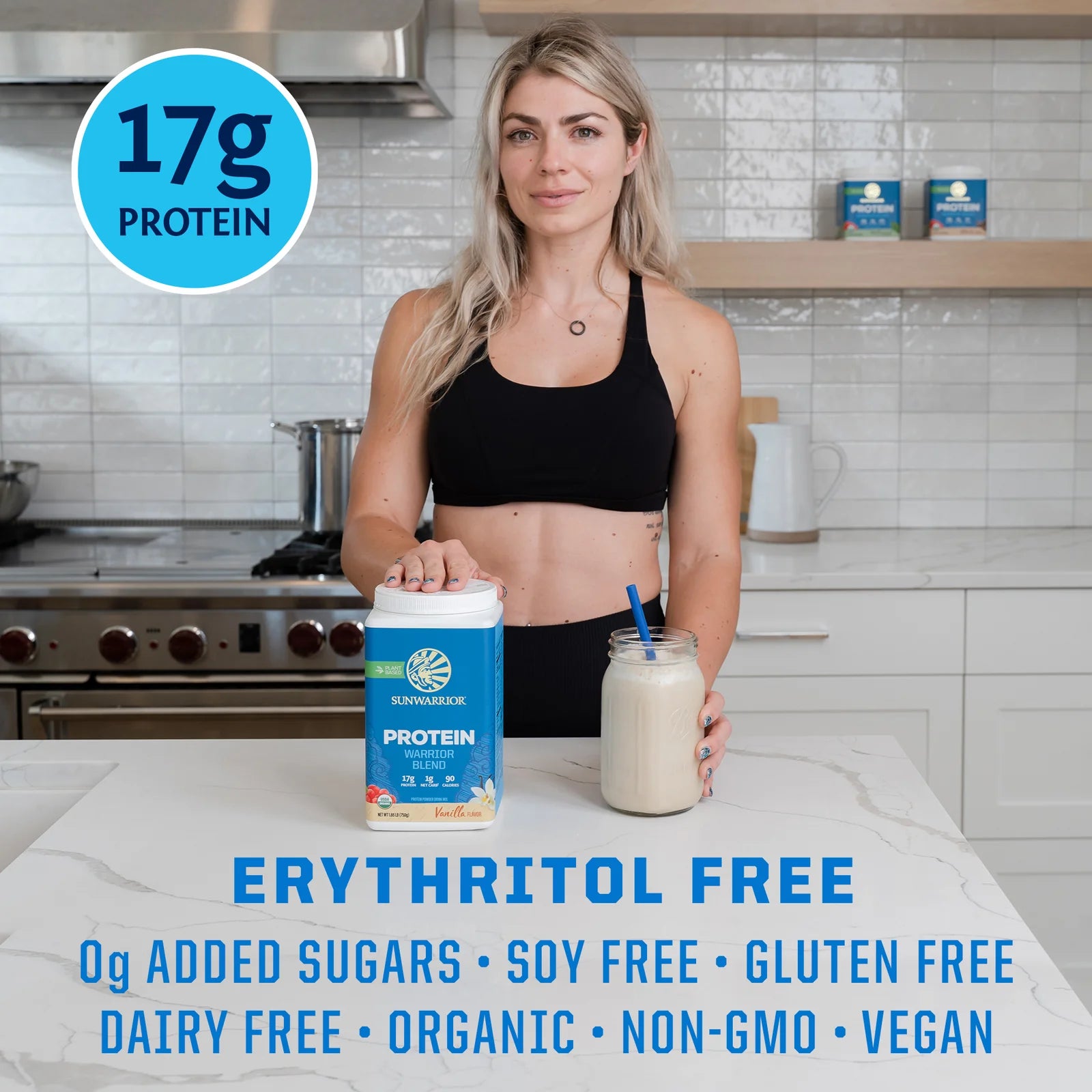Sunwarrior Warrior Blend Organic Protein-N101 Nutrition