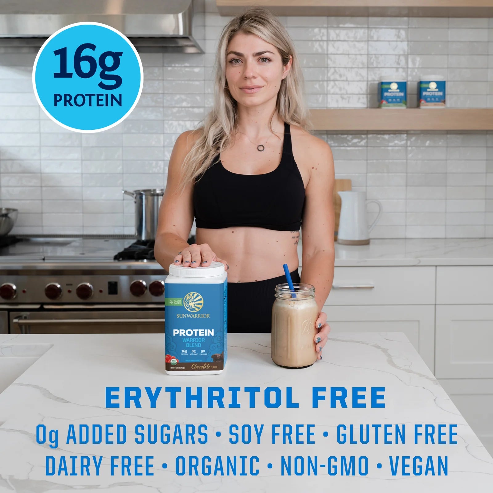 Sunwarrior Warrior Blend Organic Protein-N101 Nutrition