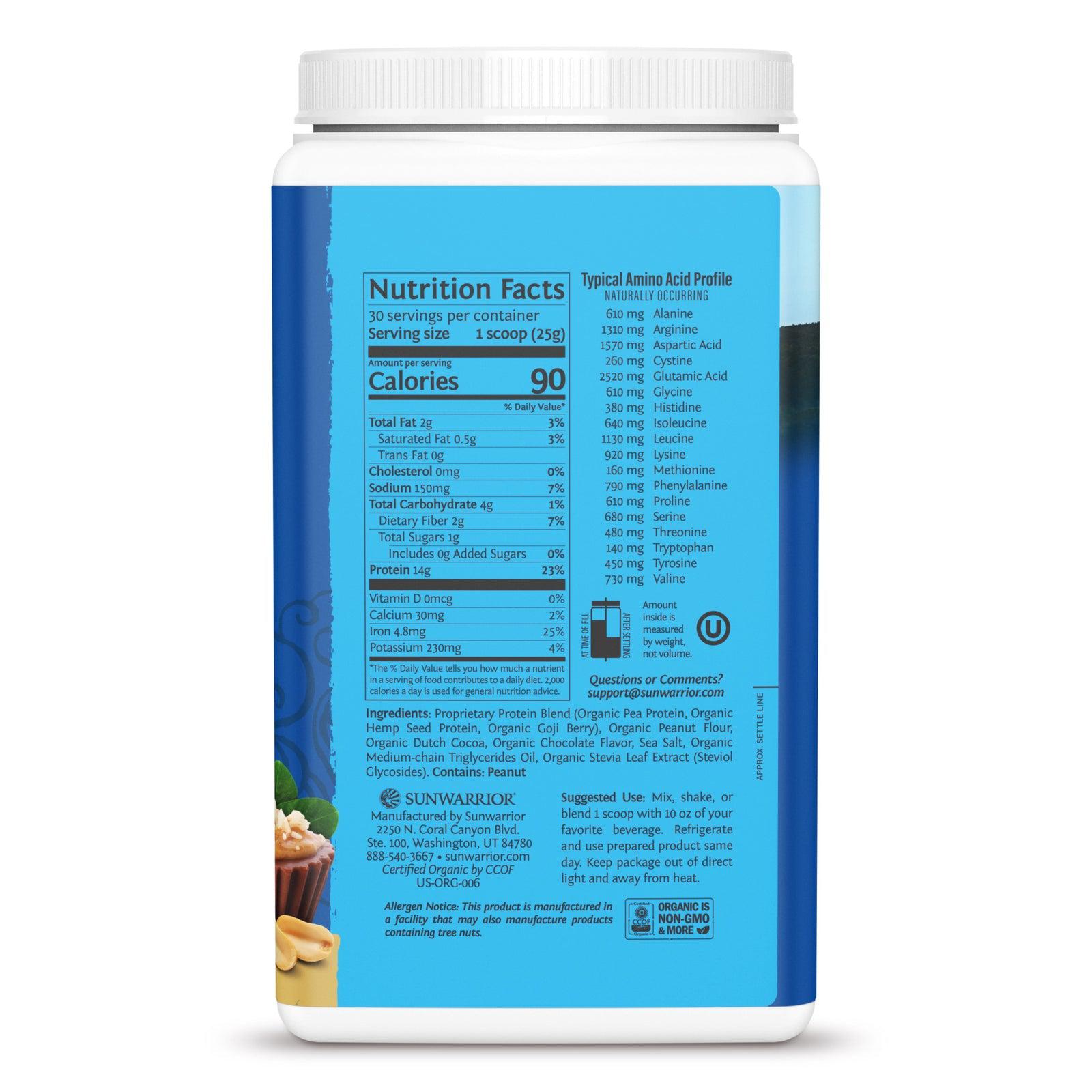 Sunwarrior Warrior Blend Protein-N101 Nutrition