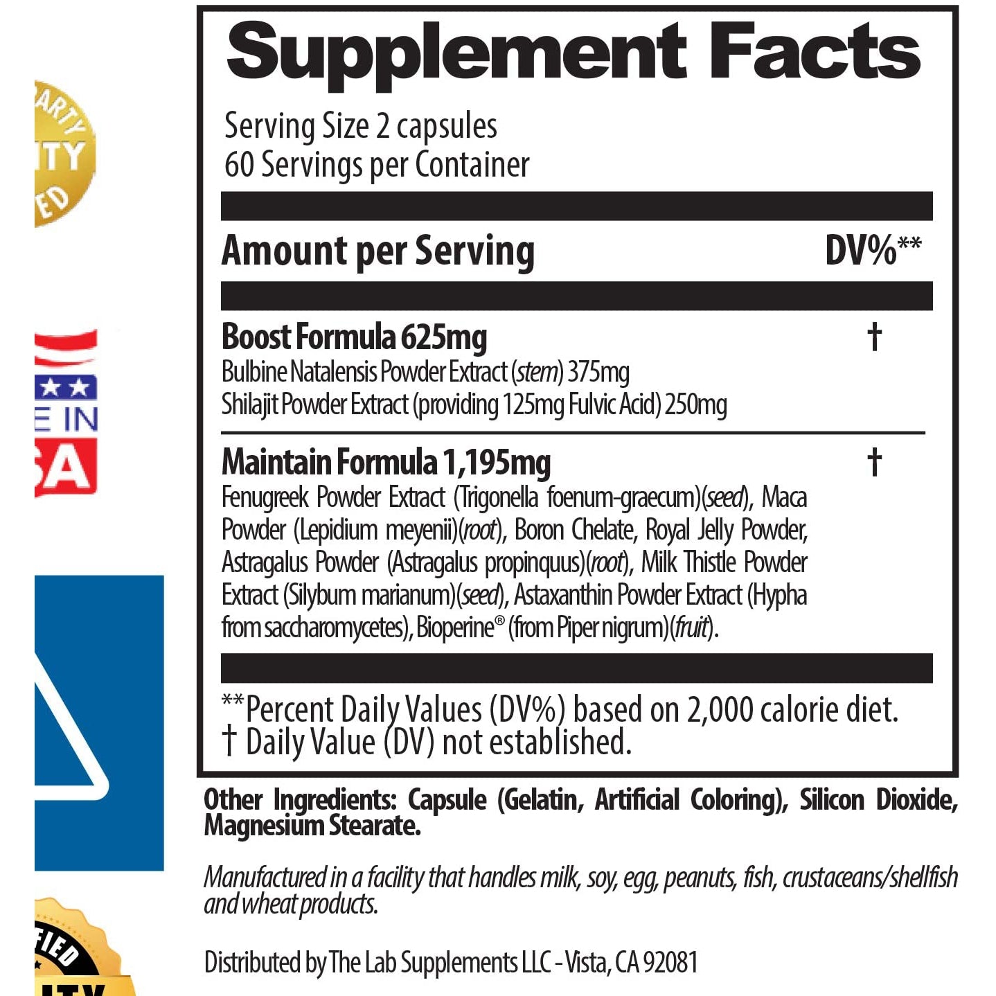 The Lab T-Sterone10-120 capsules-N101 Nutrition