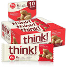 think! High Protein Bars-Box (10 bars)-Chunky Peanut Butter-N101 Nutrition