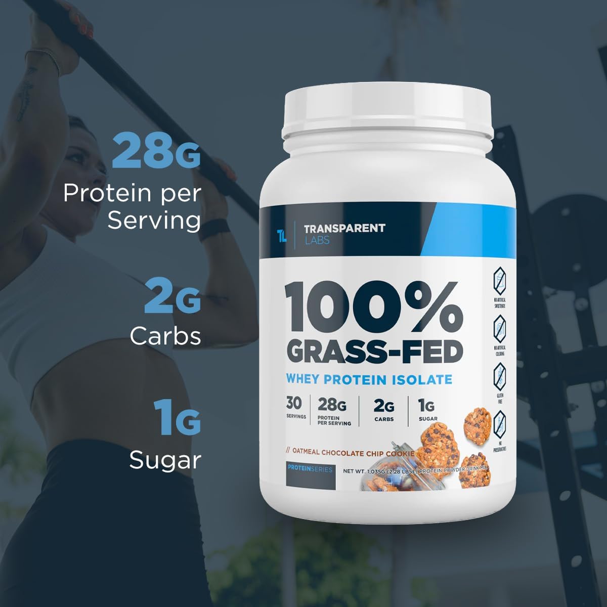 Transparent Labs 100% Grass-Fed Whey Protein Isolate-N101 Nutrition