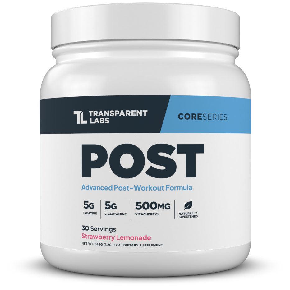 Transparent Labs POST-30 servings-Strawberry Lemonade-N101 Nutrition